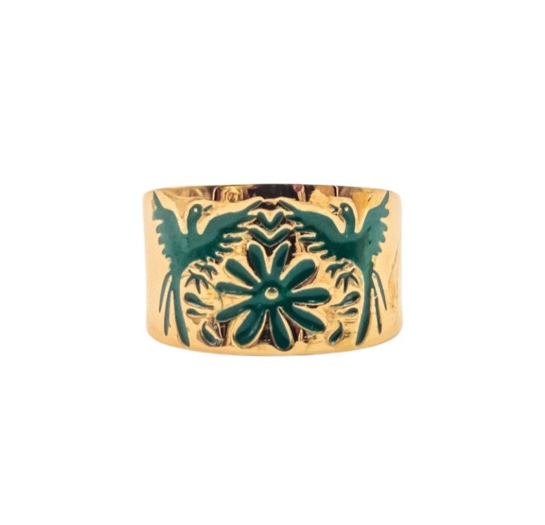 Anillo kukul verde