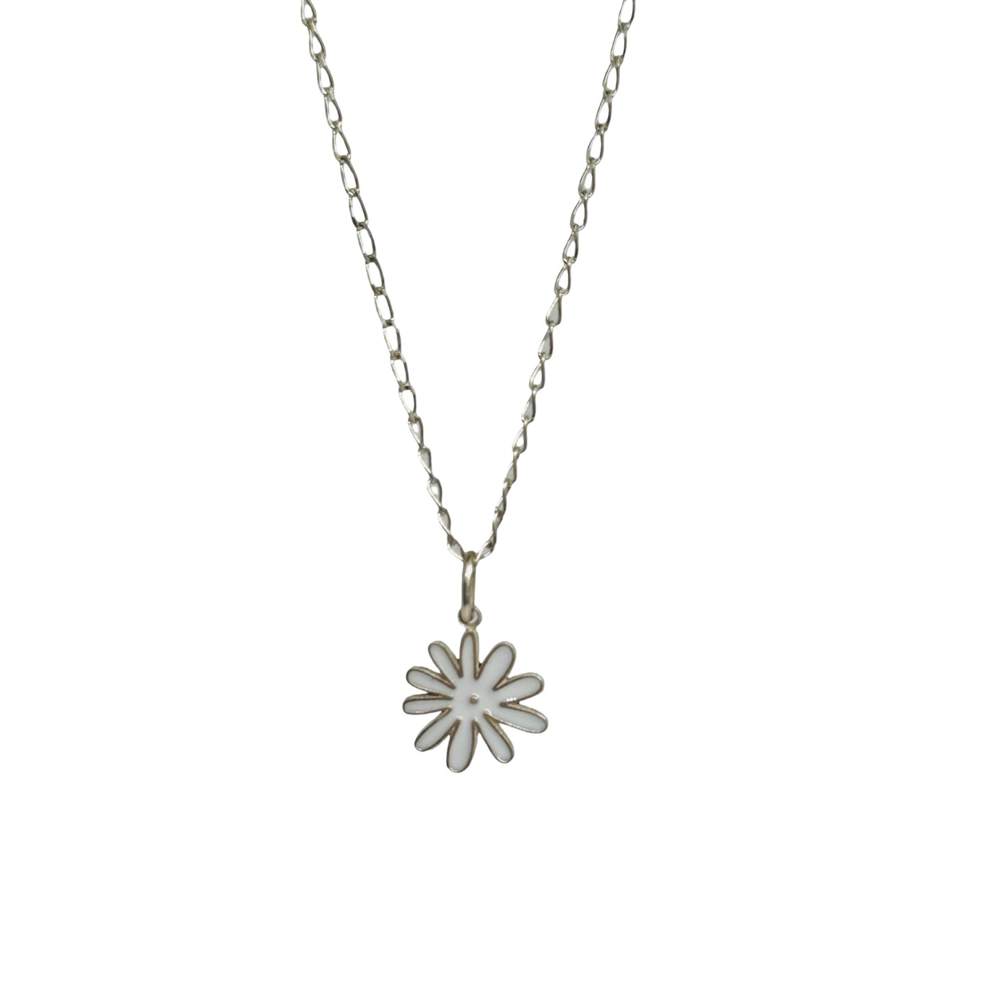 Collar Deni blanco plata 925