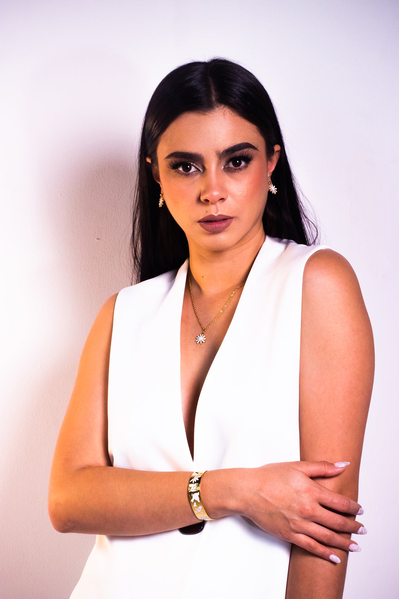Collar Deni Blanco