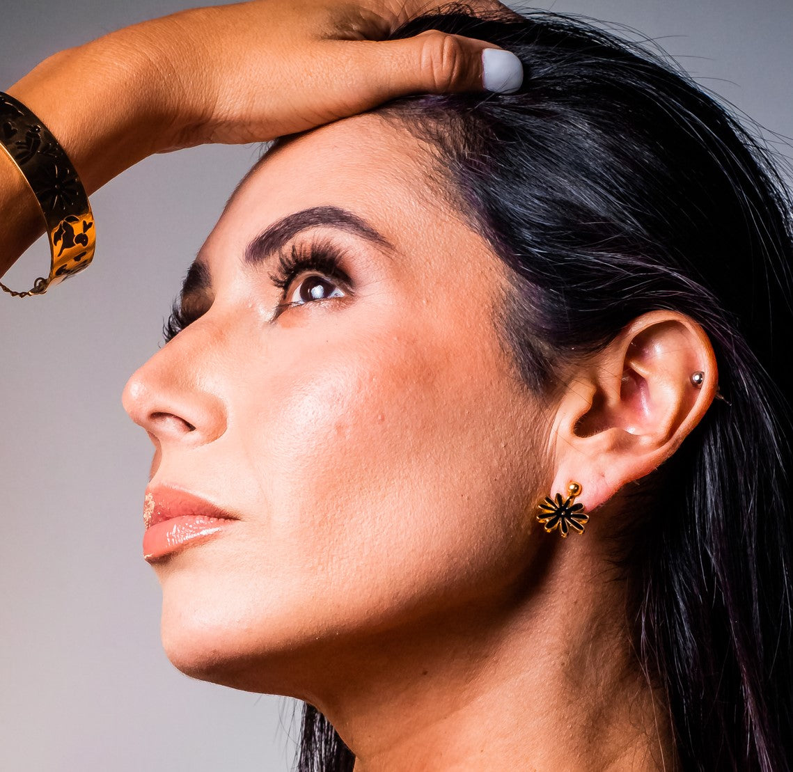 Aretes Deni Negros